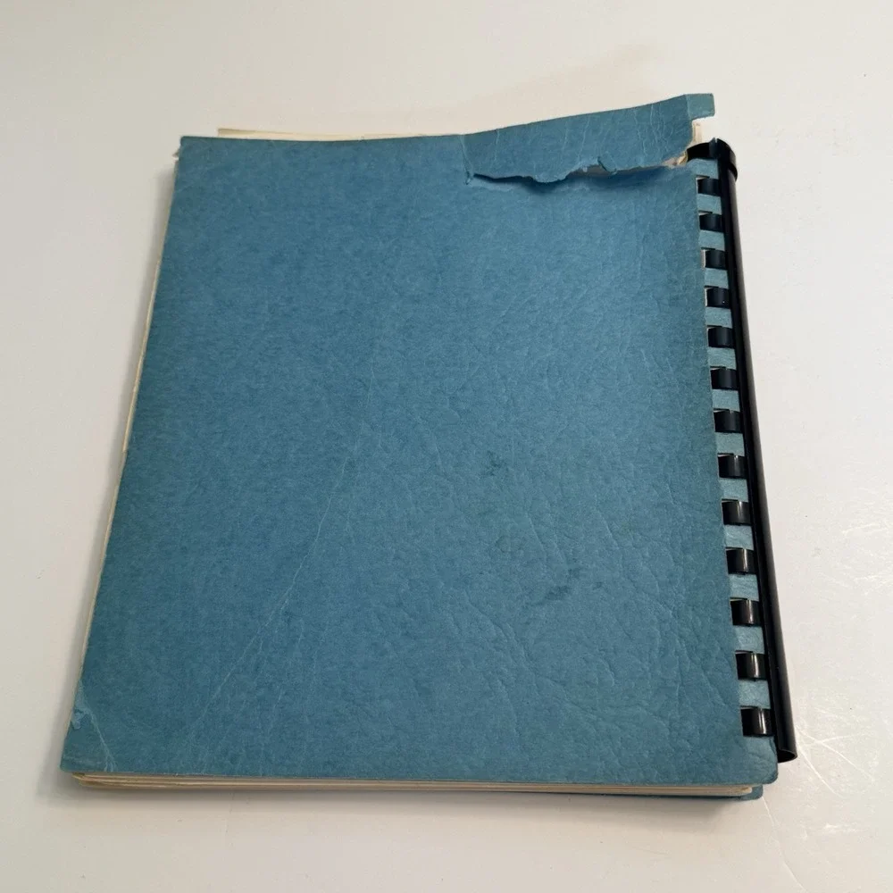 Fairview Congregational Christian Church Stuart Iowa 1968 Cookbook Spiral Bound